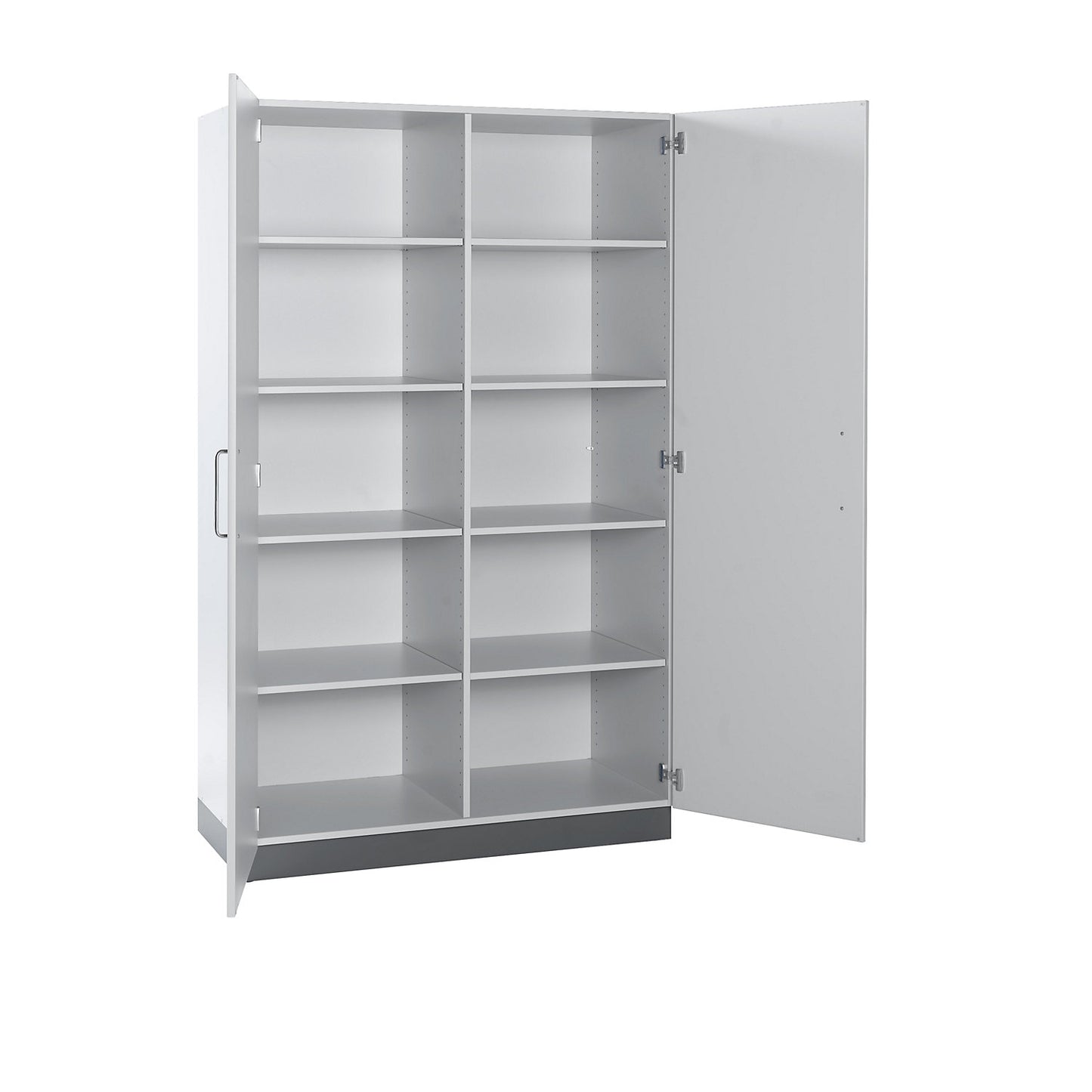 Laboratory cupboard, height 2000 mm, width 1200 mm.