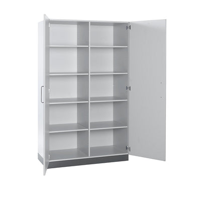Laboratory cupboard, height 2000 mm, width 1200 mm.