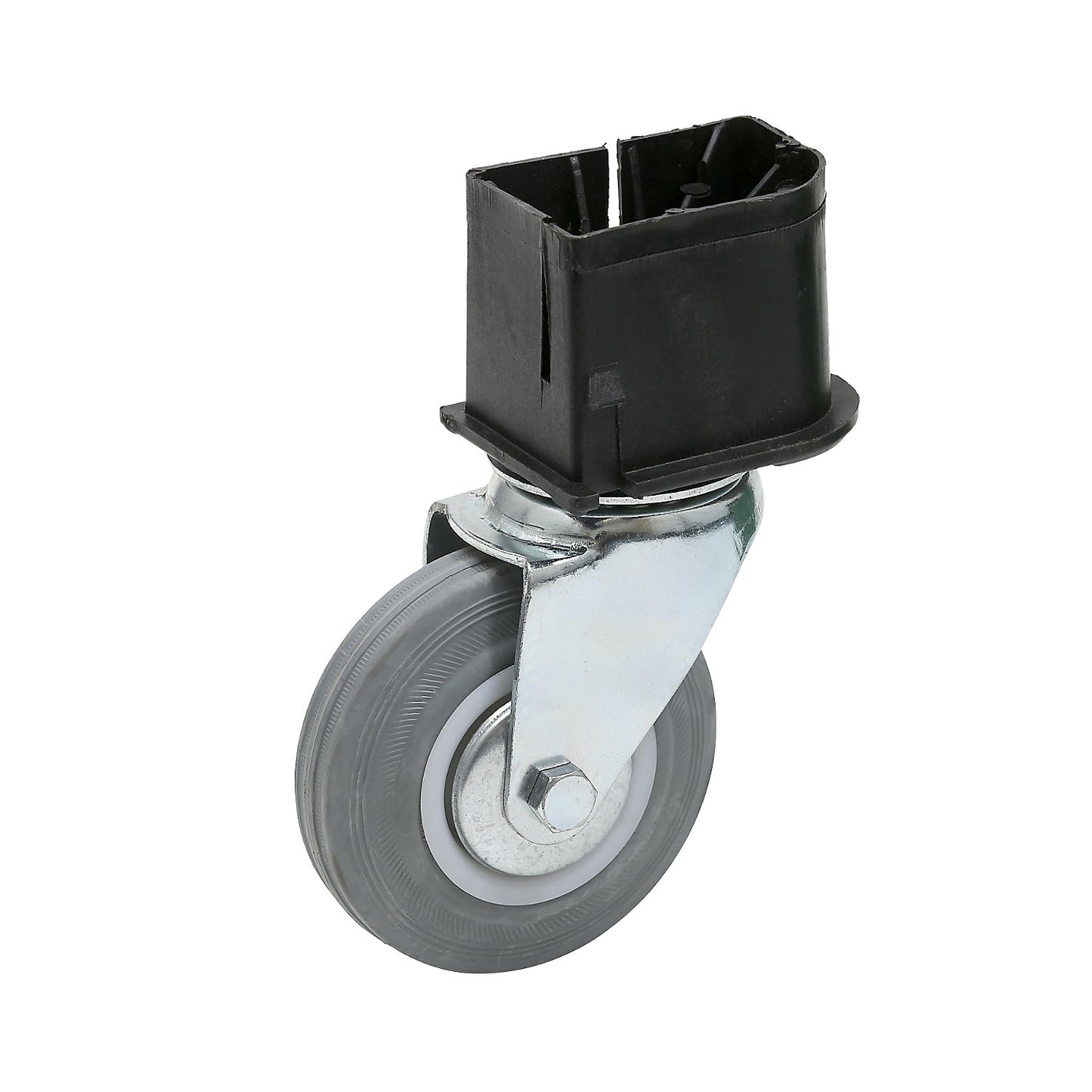 Castor for inserting, Ø 125 mm, for left side.