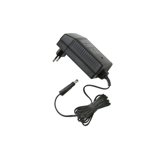 Charger for NEWTON, includes adapter, plastic, black.