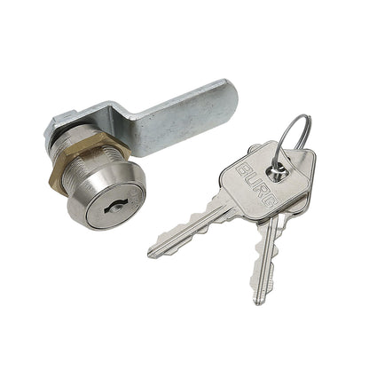 Cylinder lock for locker, includes 2 keys, steel.