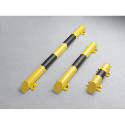 Crash protection beam, for indoor use, length 1200 mm.