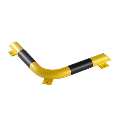 Crash protection beam, for indoor use, length 638 mm, corner version.