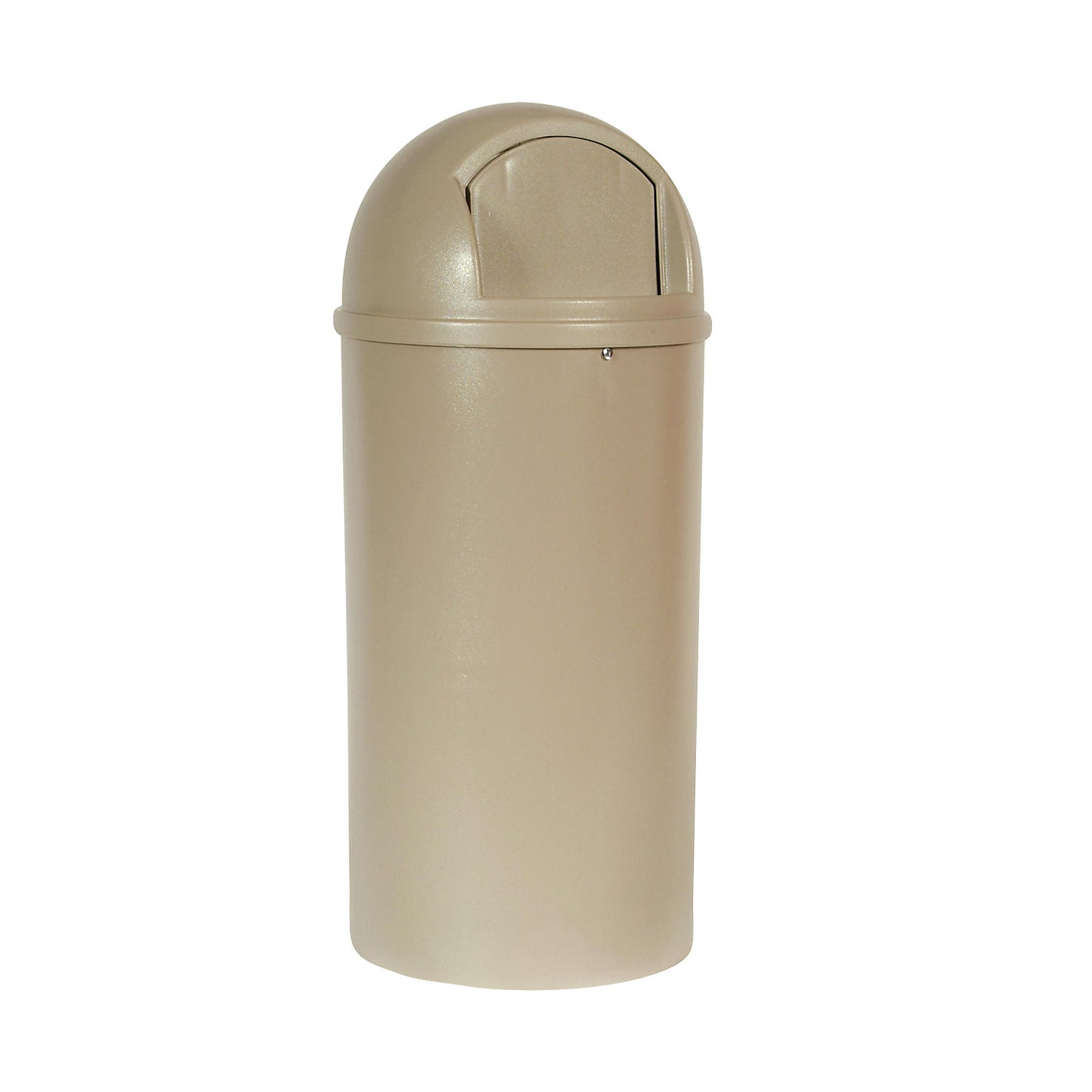 Waste collector (PE), fire preventing, capacity 80 l, HxØ 1070 x 455 mm, beige.
