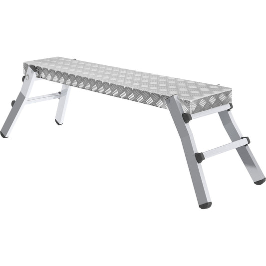 Aluminium working platform, folding, platform LxW 1300 x 290 mm.