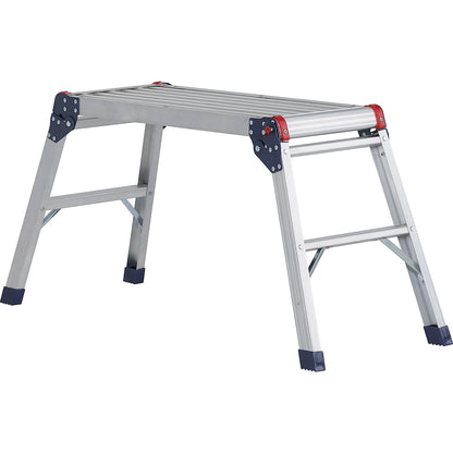 Aluminium working platform, 2 steps, folding.
