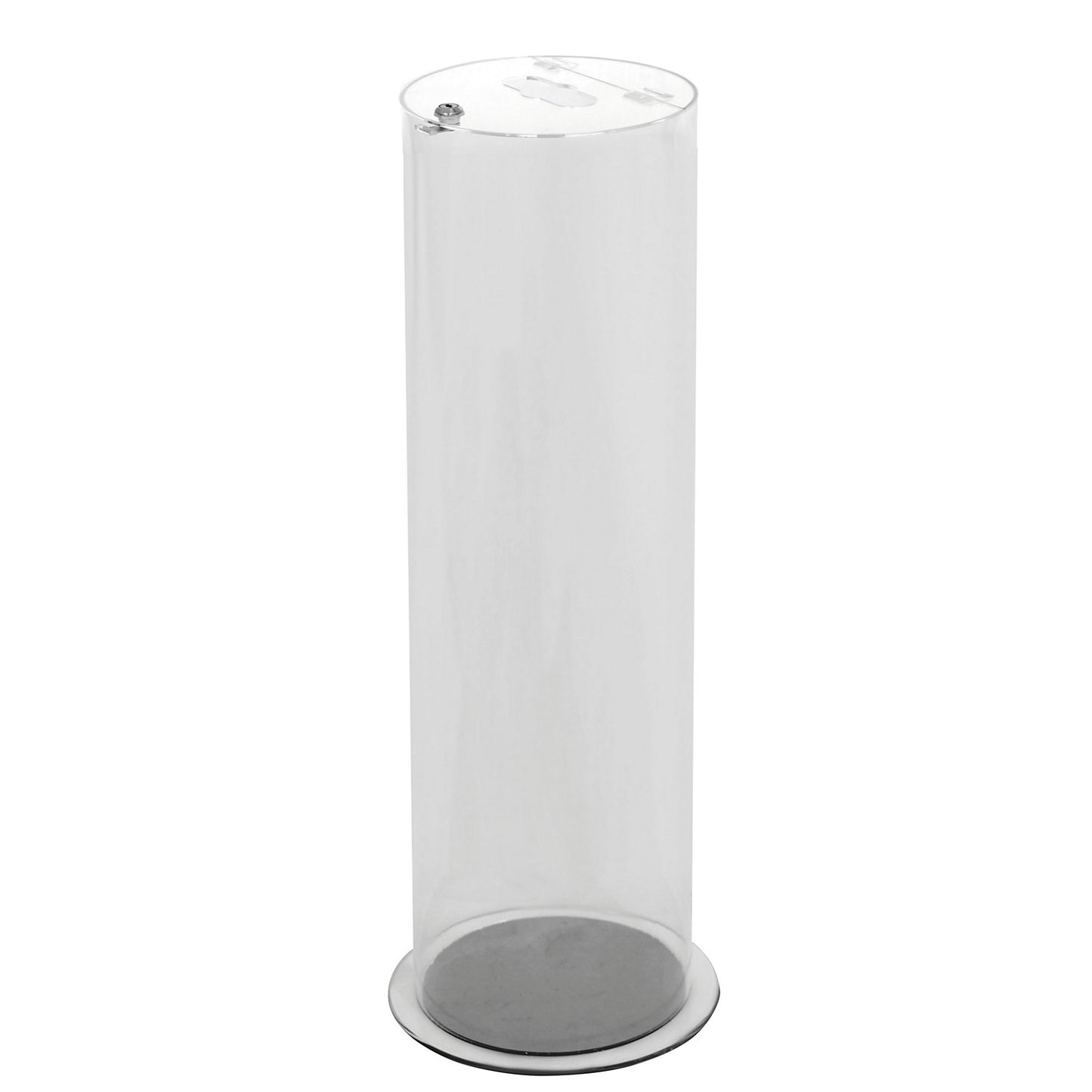 Collection container for batteries, transparent, lockable, capacity 37 l.