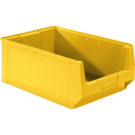 Open fronted storage bin made of polyethylene, LxWxH 500 x 310 x 200 mm, yellow, pack of 10.