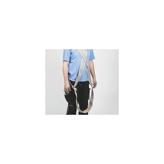 Diagonal safety lifting strap, made of linen, max. load 80 kg.
