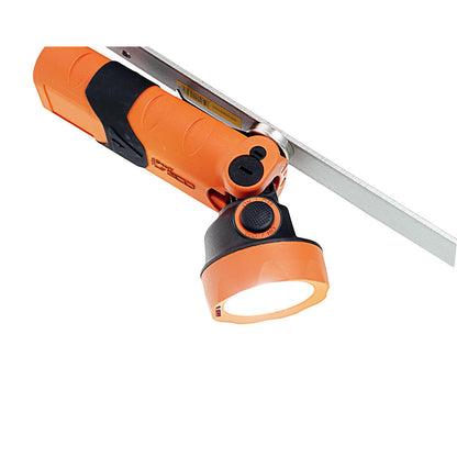 LED safety torch, with lithium ion rechargeable battery, ATEX standard, IP67.