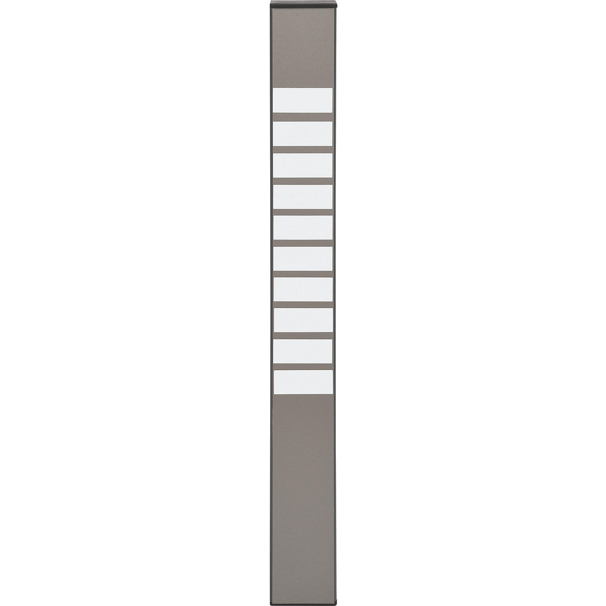 Card sorting board system, 10 compartments, height 750 mm, index column.