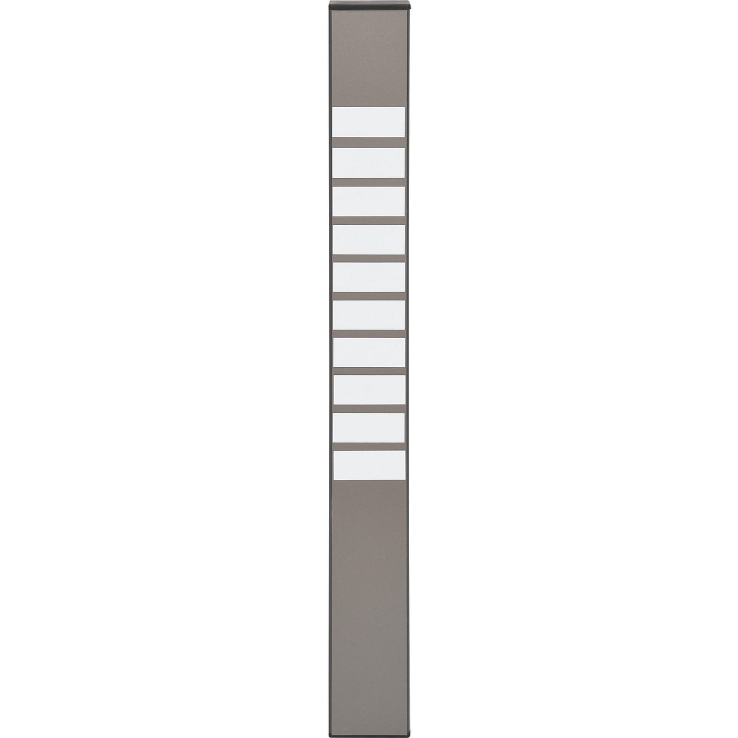 Card sorting board system, 10 compartments, height 750 mm, index column.