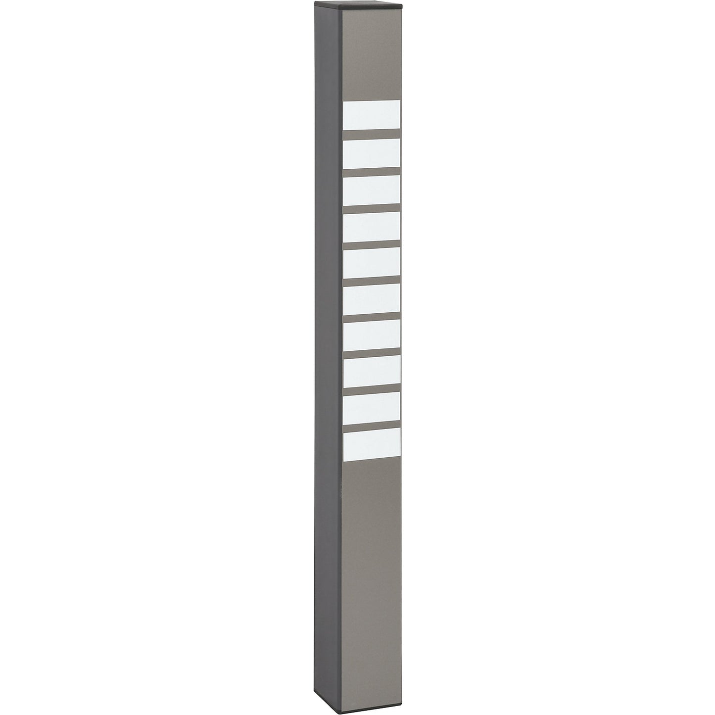 Card sorting board system, 10 compartments, height 750 mm, index column.