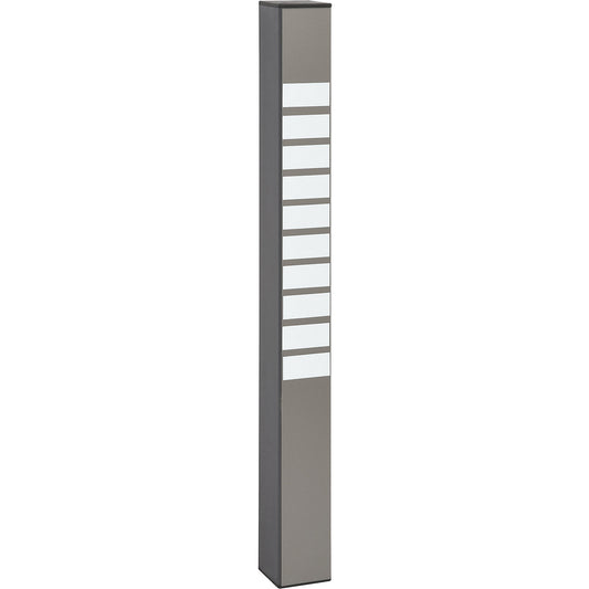 Card sorting board system, 10 compartments, height 750 mm, index column.