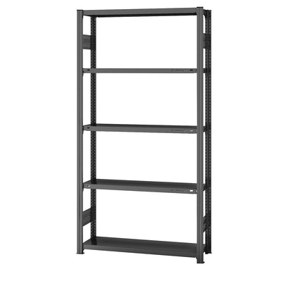 Boltless shelving unit, light duty, double-sided, HxWxD 2000 x 1000 x 300 mm, zinc plated, standard shelf unit.