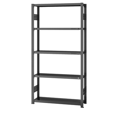 Boltless shelving unit, medium duty, double-sided, HxWxD 2000 x 1000 x 300 mm, zinc plated, standard shelf unit.