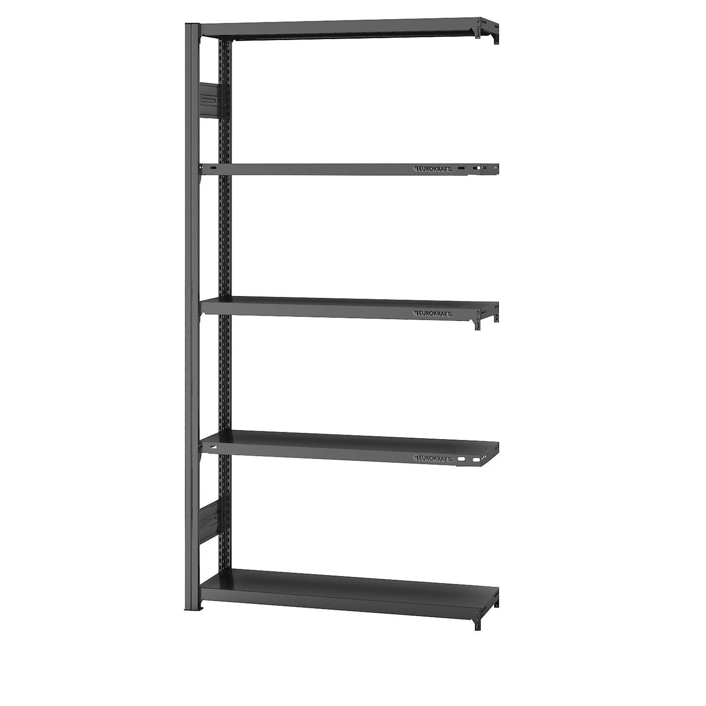 Boltless shelving unit, medium duty, double-sided, HxWxD 2000 x 1000 x 300 mm, zinc plated, extension shelf unit.