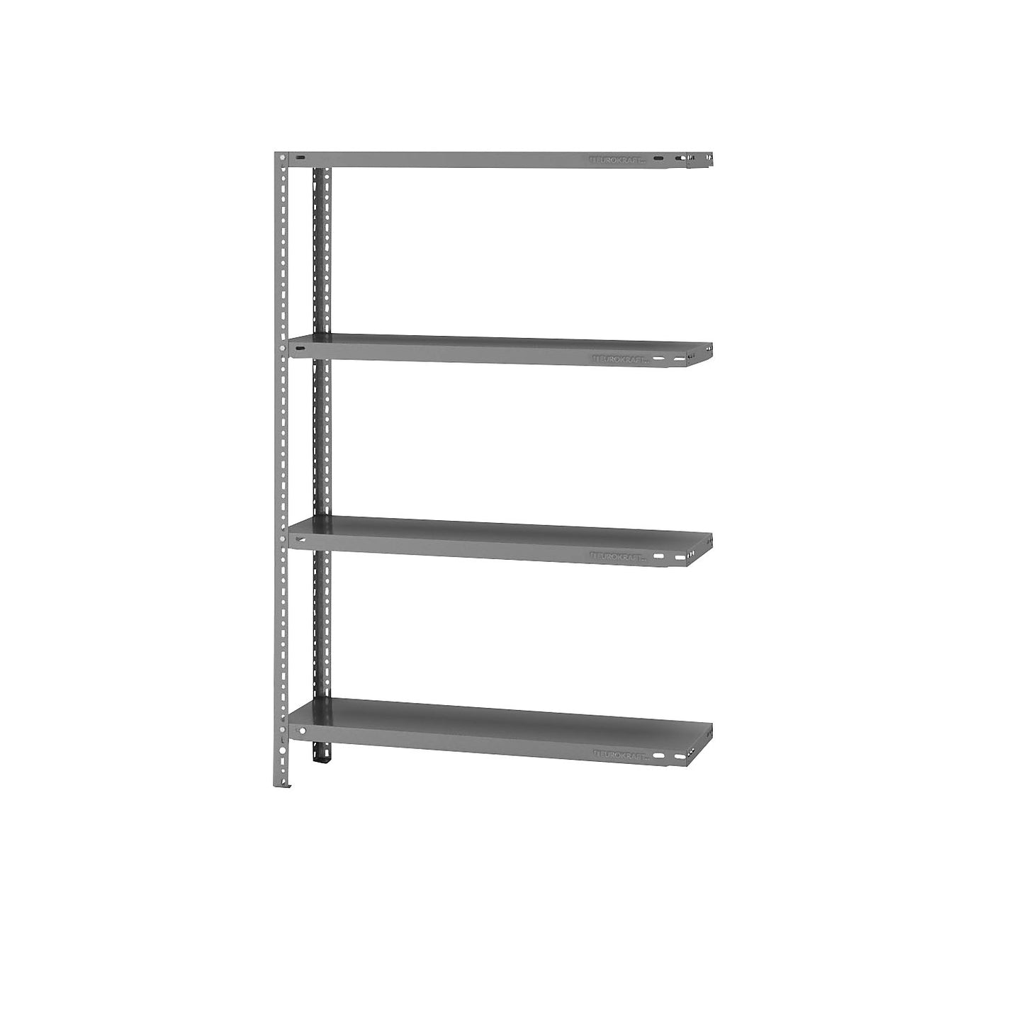 Storage bolt-together shelving, medium-duty, double-sided, HxWxD 1500 x 1000 x 300 mm, zinc plated, extension shelf unit.