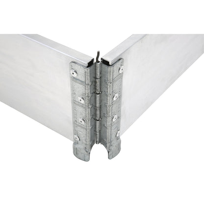 Aluminium stacking frame, with 6 hinges, for pallets 1200 x 800 mm, pack of 2.