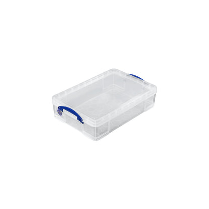 REALLY USEFUL stacking container, with lid, capacity 24.5 l, LxWxH 600 x 400 x 155 mm, pack of 2.