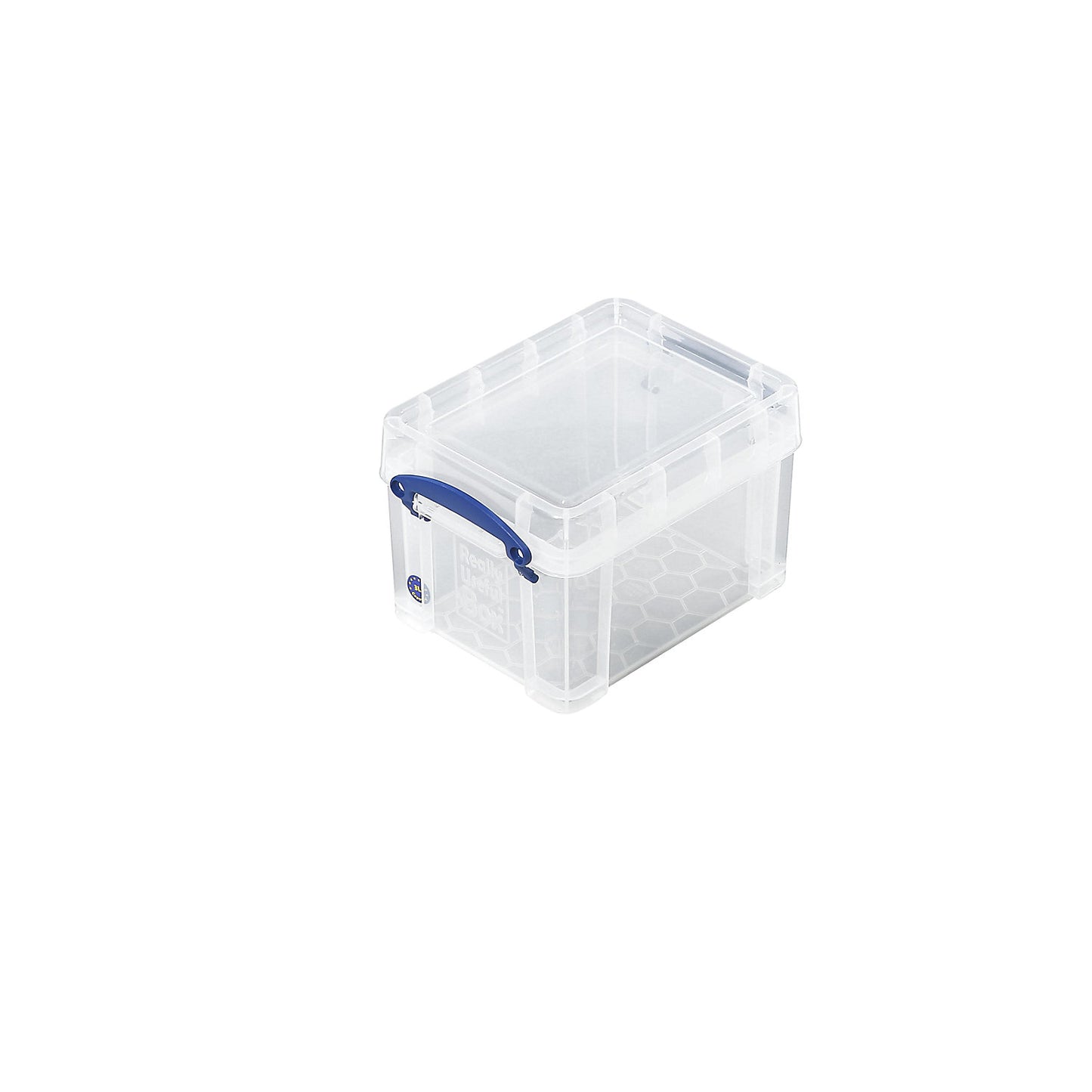 REALLY USEFUL stacking container, with lid, capacity 3 l, LxWxH 245 x 180 x 160 mm, pack of 5.