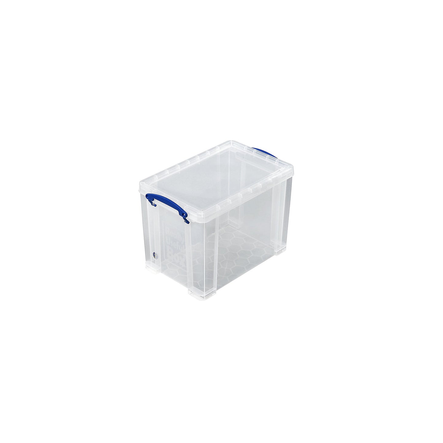 REALLY USEFUL stacking container, with lid, capacity 19 l, LxWxH 395 x 255 x 290 mm, pack of 2.