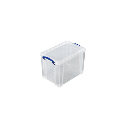 REALLY USEFUL stacking container, with lid, capacity 19 l, LxWxH 395 x 255 x 290 mm, pack of 2.