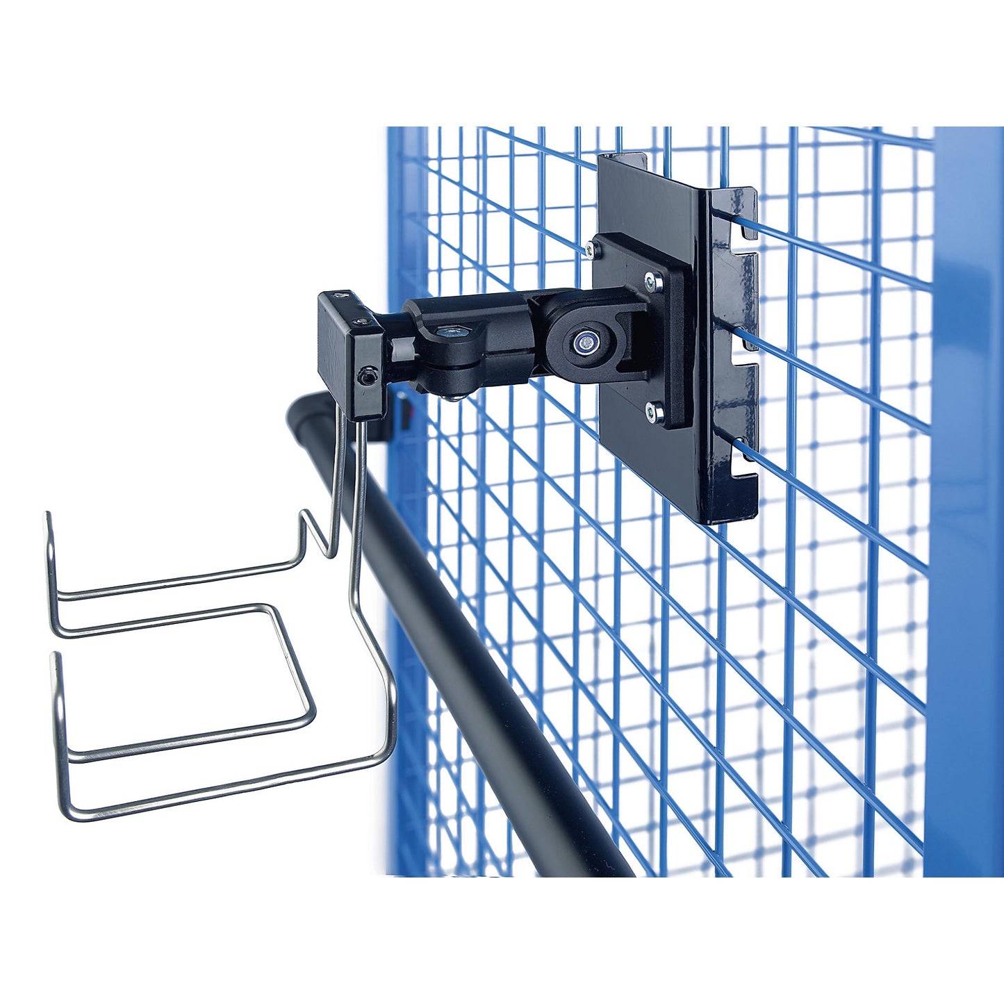 Scanner holder, with mesh mount, for mesh size 50 x 100 mm.