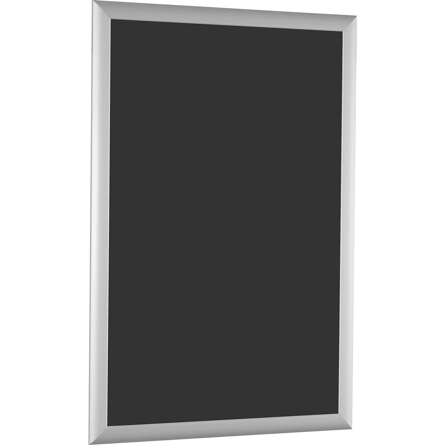 Notice board, for 4 x A4, charcoal.