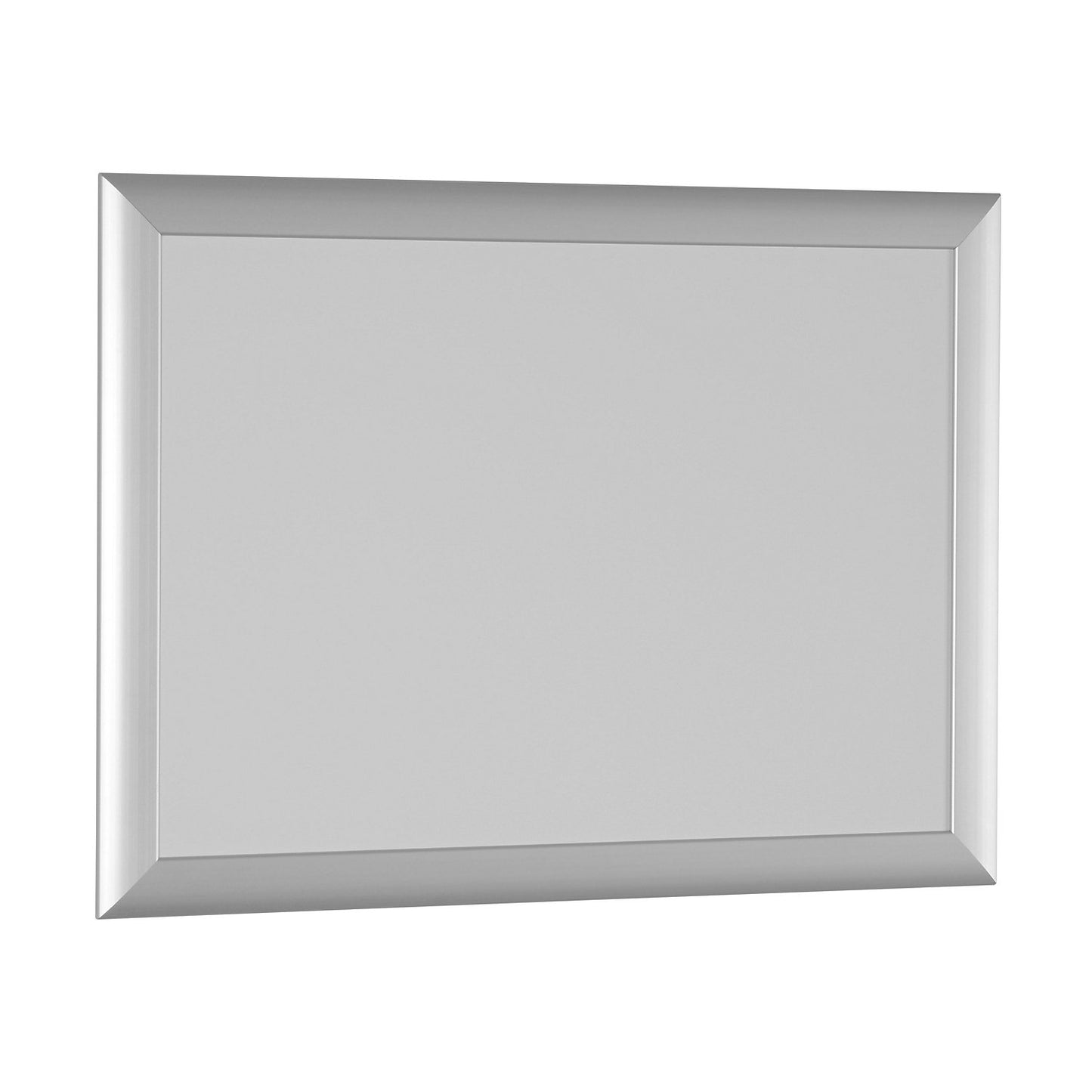 Notice board, for 2 x A4, pure white.