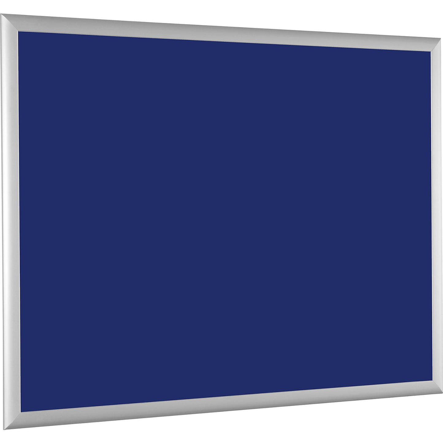 Notice board, for 8 x A4, gentian blue.