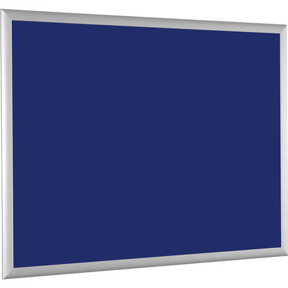 Notice board, for 8 x A4, gentian blue.