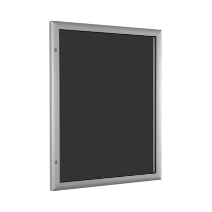Low profile display case, for 9 x A4, charcoal.