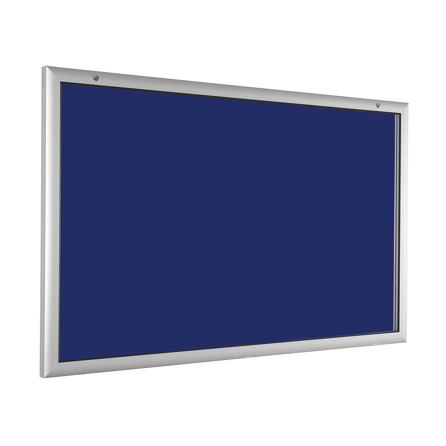 Low profile display case, for 21 x A4, gentian blue.