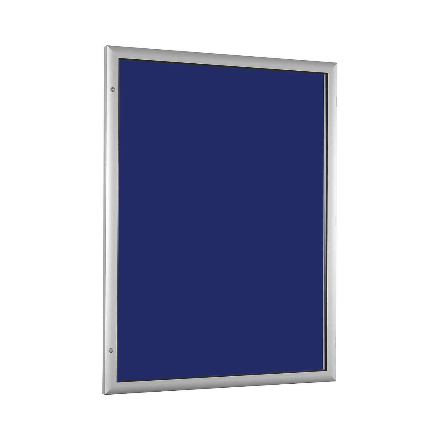 Low profile display case, for 16 x A4, gentian blue.