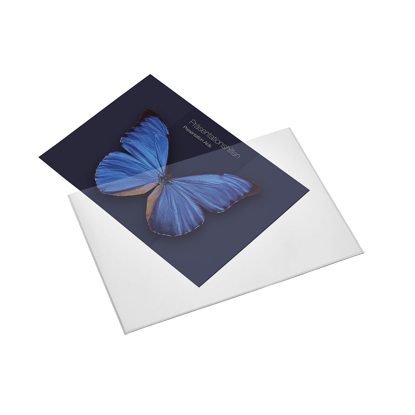 View pocket, format A4, pack of 10, white.