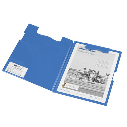 Clipboard folder, format A4, pack of 3, blue.