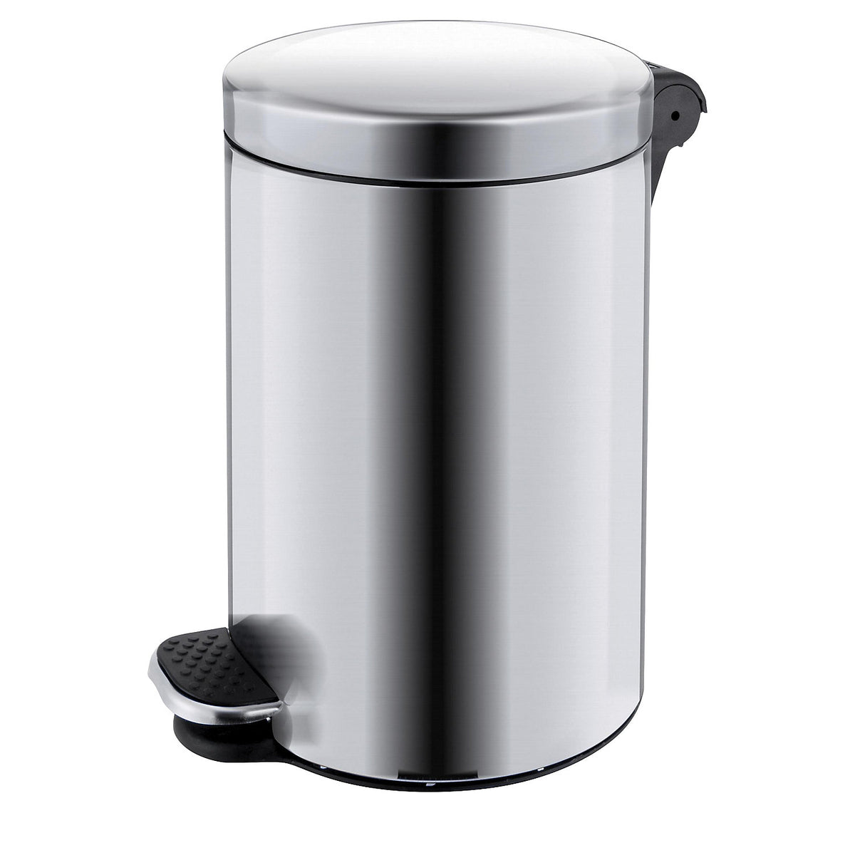 Pedal bin, capacity 3 l, HxØ 260 x 170 mm, stainless steel, matt finish.