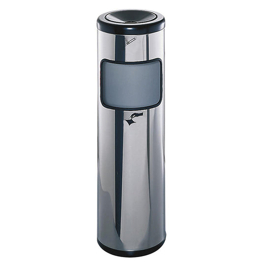 Combination ashtray, capacity 34 l, height 800 mm.