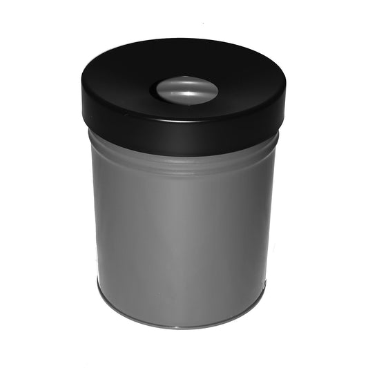 Waste collector, self extinguishing, capacity 30 l, HxØ 415 x 344 mm, graphite.
