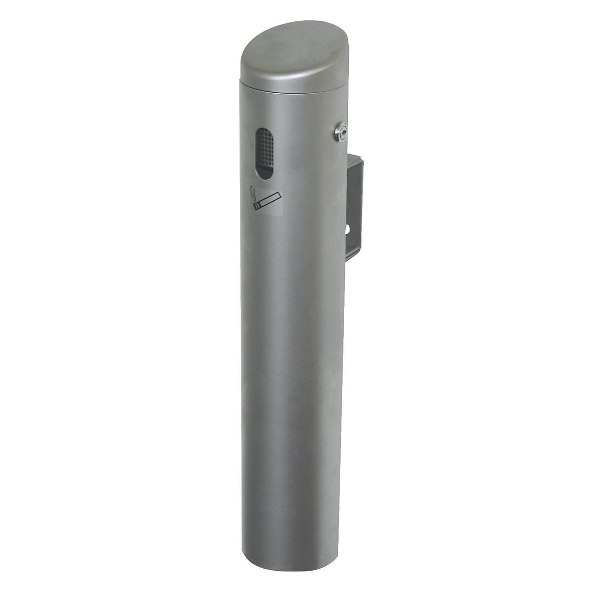 Wall ashtray, capacity 1.5 l, silver.