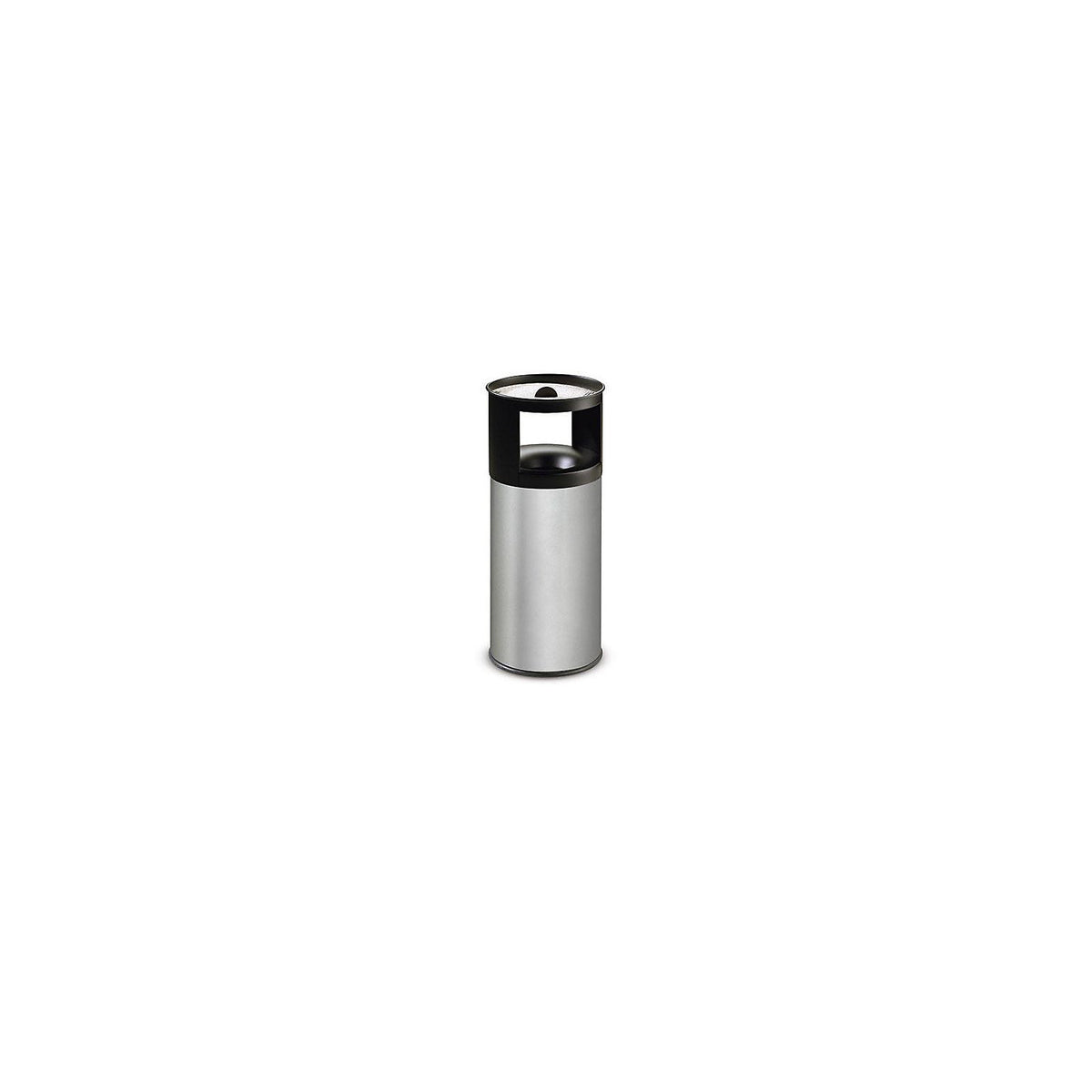 Safety combination ashtray, flame extinguishing, stainless steel, capacity 40 l, HxØ 800 x 310 mm, stainless steel.