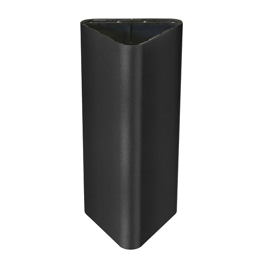 PURE ELEGANCE recyclable waste collector, capacity 60 l, WxHxD 380 x 800 x 380 mm, black.