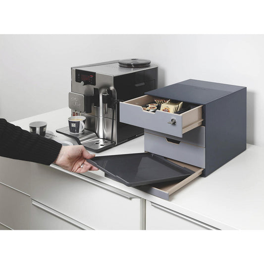 COFFEE POINT BOX drawer box, HxWxD 292 x 280 x 356 mm, 4 drawers.