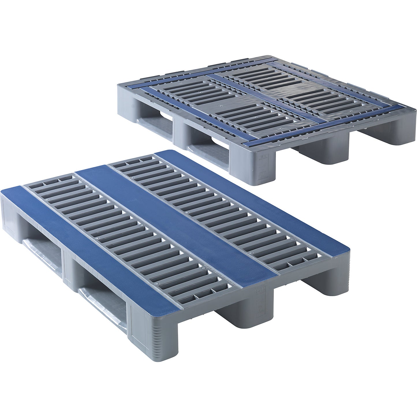 Heavy duty pallet, low density polyethylene, width 1000 mm, grey, 1+ items.