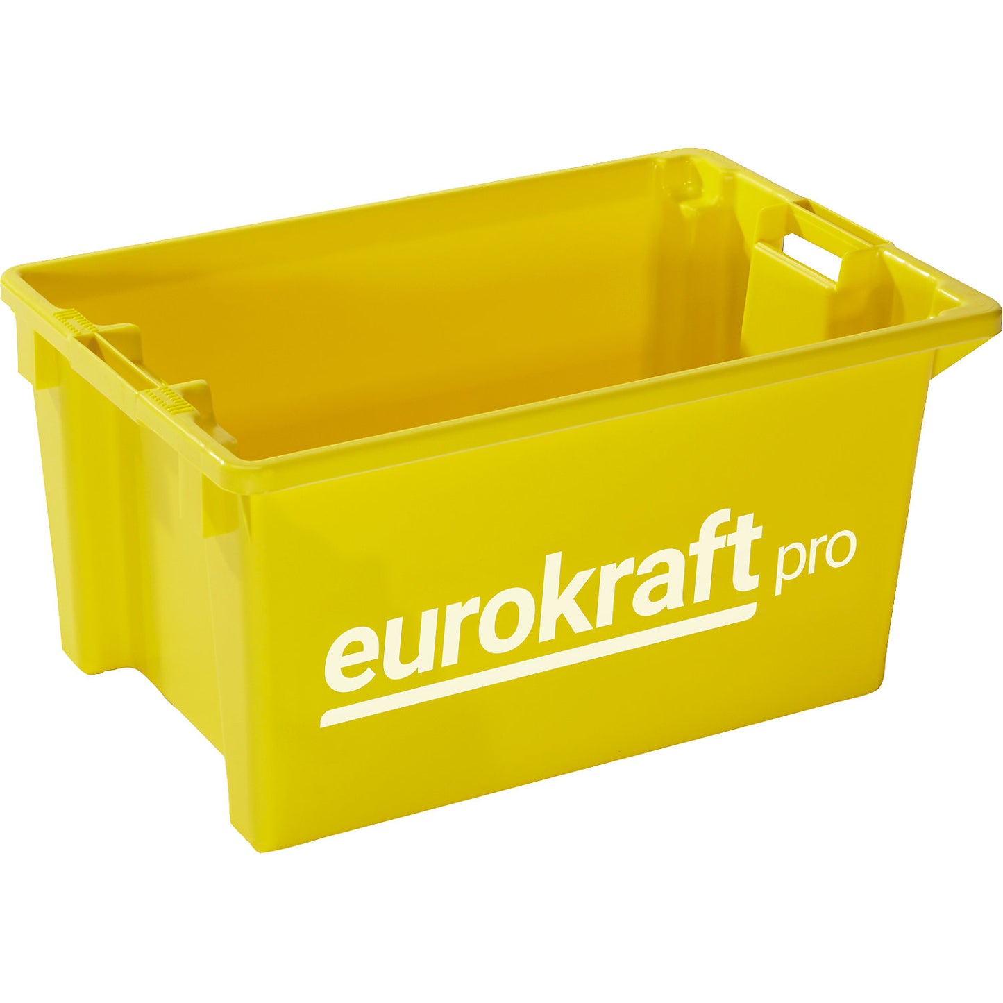 Stack/nest container, capacity 50 l, pack of 3, yellow.