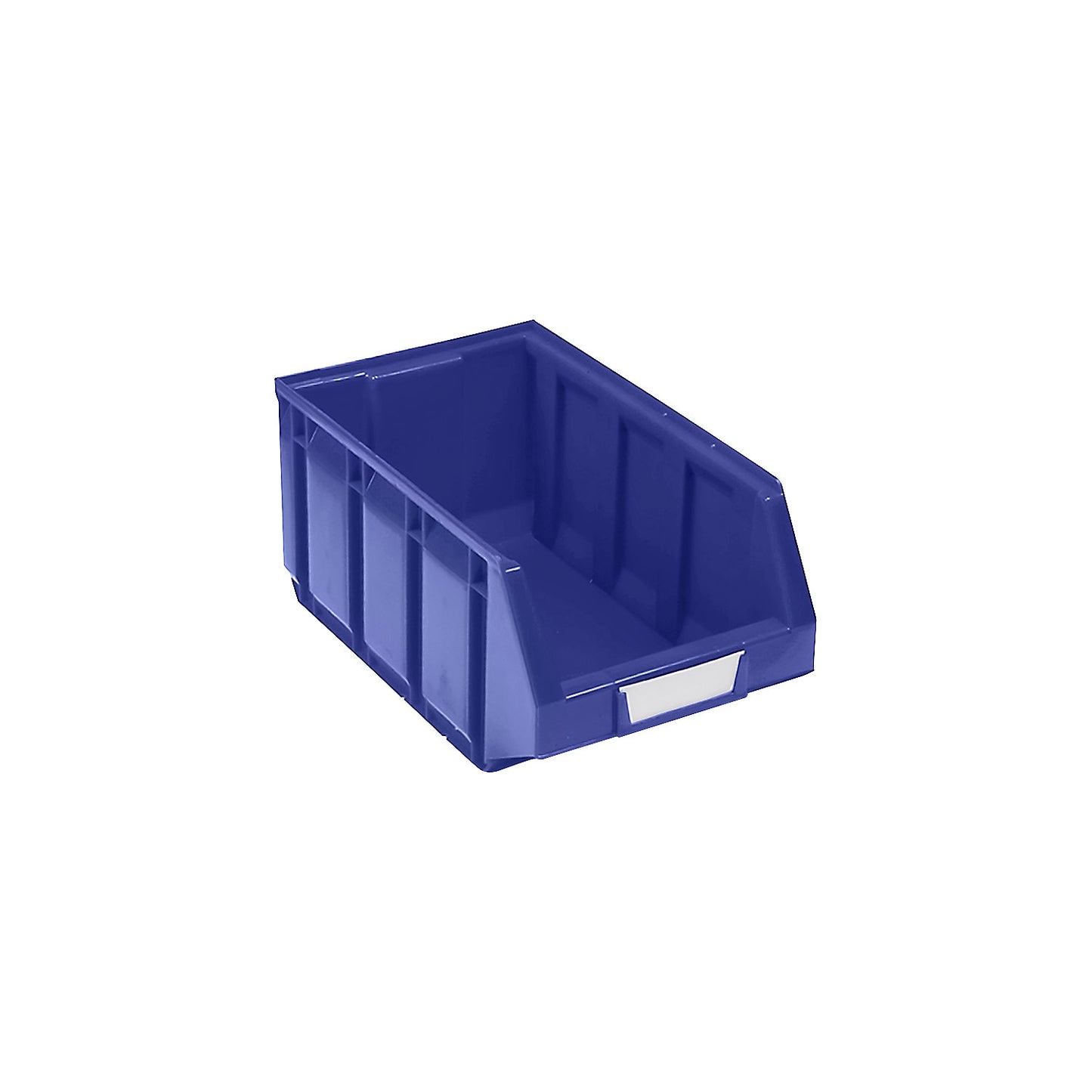 Open fronted storage bin made of polyethylene, LxWxH 342 x 204 x 164 mm, blue, pack of 24.