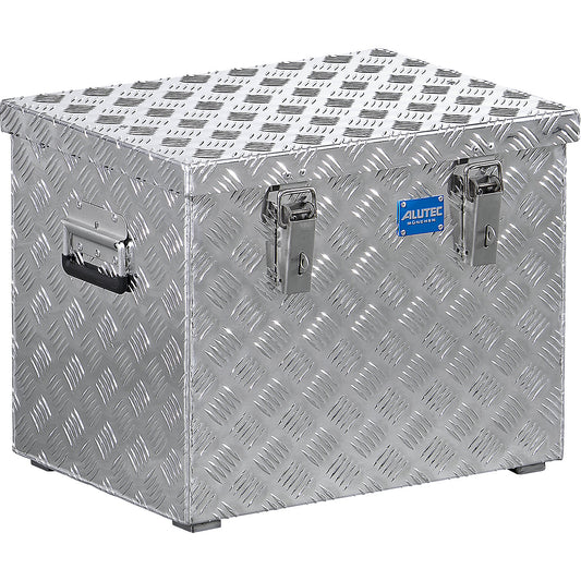 Aluminium chequer plate transport case, without gas pressure spring, capacity 70 l.