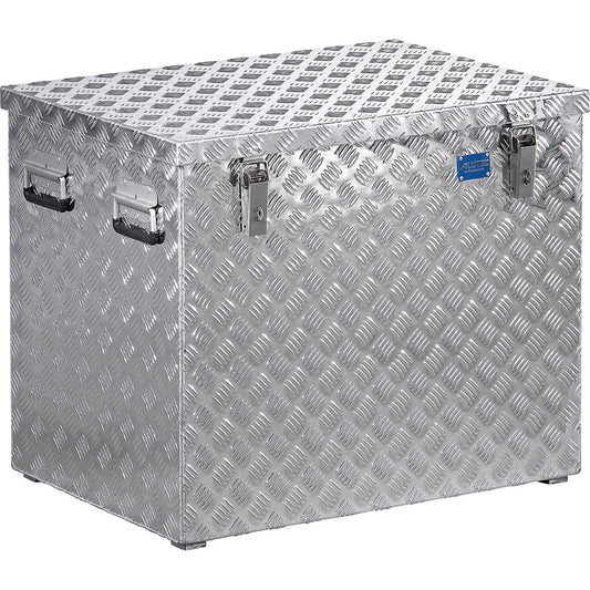 Aluminium chequer plate transport case, without gas pressure spring, capacity 234 l.