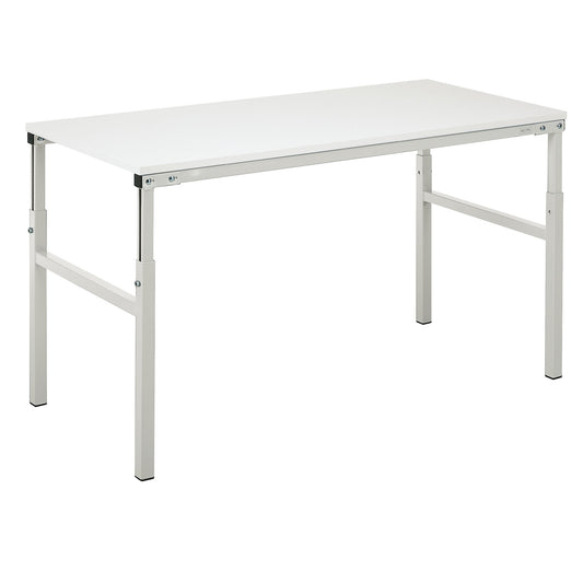 Series TP work table, standard table, manually height adjustable, WxD 1000 x 700 mm.